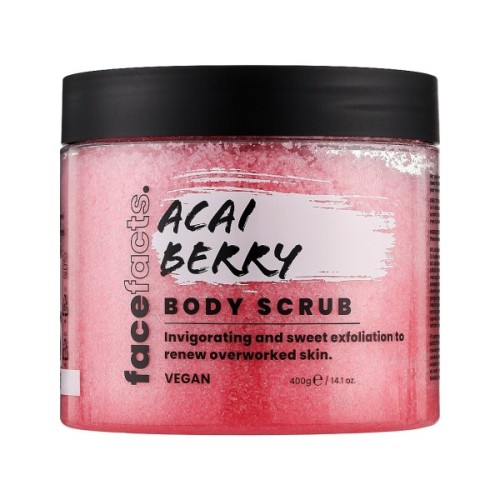 Скраб для тіла Face Facts Body Scrub Acai Berry Ягода асаї 400 г (5031413938517)