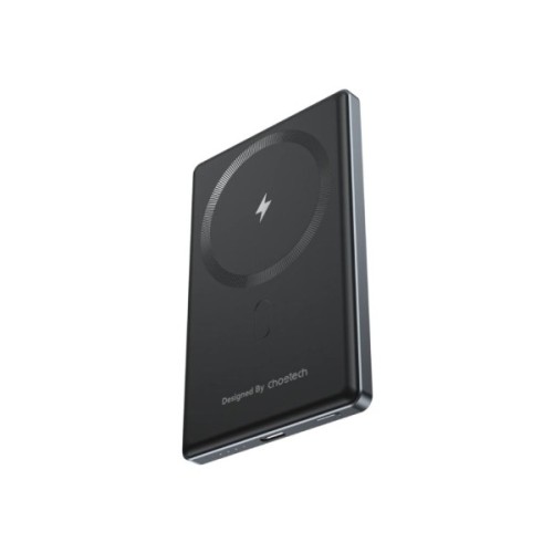 Батарея універсальна Choetech Magnetic Wireless 5000mAh, 20W, PD, Qi-15W, Black (B738-CCBK)
