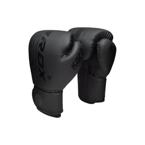 Боксерські рукавички RDX F6 Kara Matte Black 8 унцій (BGR-F6MB-8OZ)