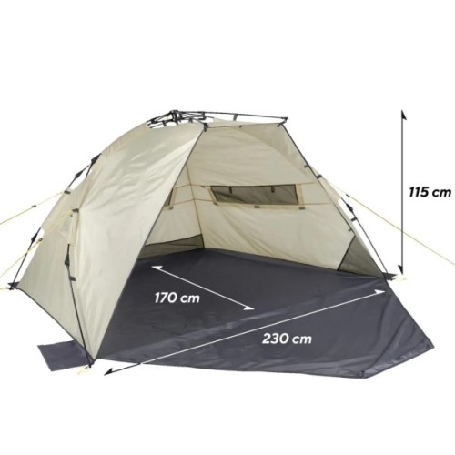 Намет Uquip Speedy XL UV 50+ Sand/Grey (241007) (DAS303224)