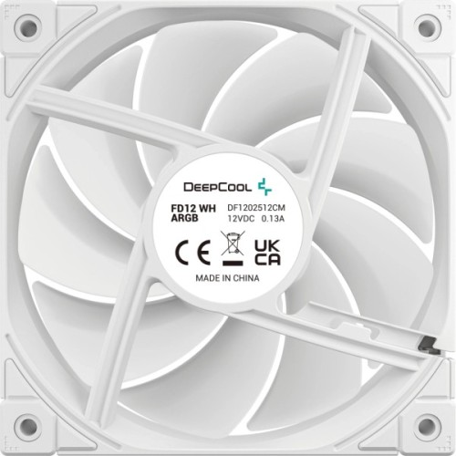 Кулер до корпусу Deepcool FD12 ARGB WH (R-FD12-WHAPN1-G)