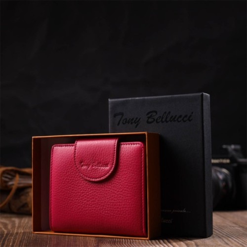 Гаманець Tony Bellucci З натуральної шкіри Фуксія (22063)