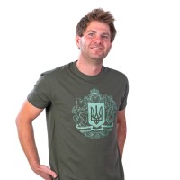 Футболка Sol's Imperial 190 Герб України хакі XL (11500269/137XL)