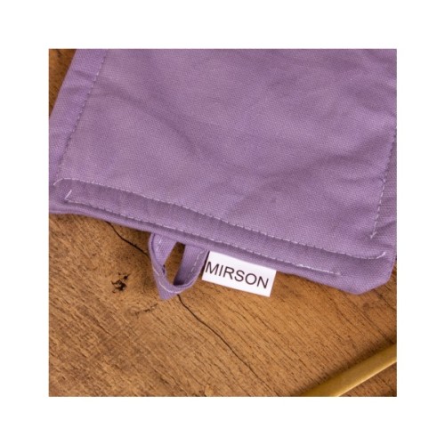 Кухонна прихватка MirSon рогожа/напівпанама №214 - Lavender (2200006754336)