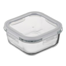 Харчовий контейнер Ardesto Gemini квадратний, 0.8л, боросилікатне скло, прозорий (AR1280BSQ)