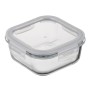 Харчовий контейнер Ardesto Gemini квадратний, 0.8л, боросилікатне скло, прозорий (AR1280BSQ)