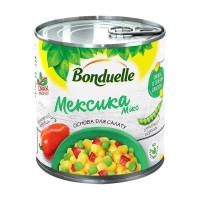 Овочева консервація Bonduelle Овочева суміш Мексика Мікс 300 г (3083681152333)