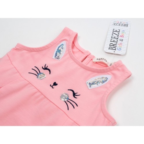 Плаття дитяче Breeze із зайчиком (18775-86G-pink)