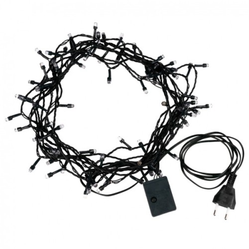 Гірлянда YES! Fun Діамант 8 мм 80 LED Різнокольорова 8 м 8 режимів миготіння (975051)