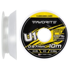 Флюорокарбон Favorite U1 FC 10m 12/0.57mm 44.0lb/19.98kg (1693.11.89)