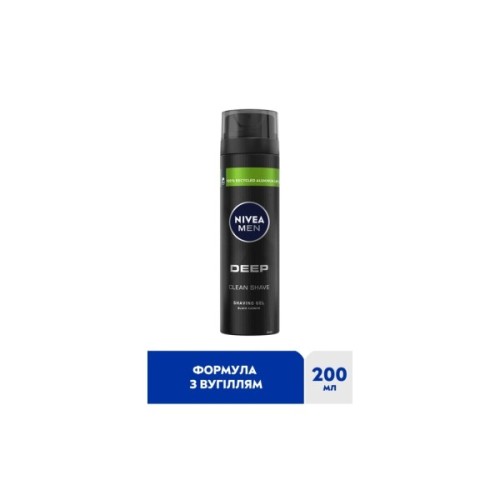 Гель для гоління Nivea Men Deep 200 мл (5900017061924)