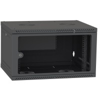 Шафа настінна Ipcom 6U, 600*450, RAL9005 (СН-6U-060х045-ДС-9005)