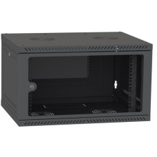 Шафа настінна Ipcom 6U, 600*450, RAL9005 (СН-6U-060х045-ДС-9005)