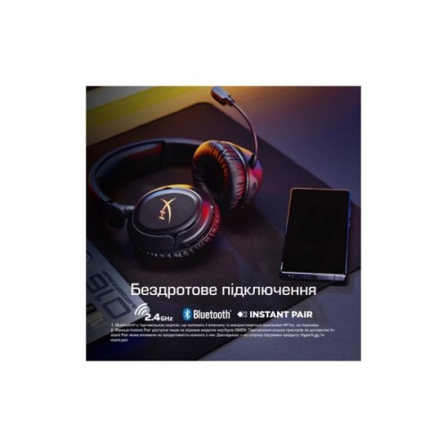 Навушники HyperX Cloud Flight 2 Wireless Black (B5VC4AA)