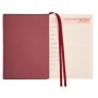Тижневик Leo planner А5 датований 2026 "Credo", інтегральний, бордовий, 368 сторінок (252645)