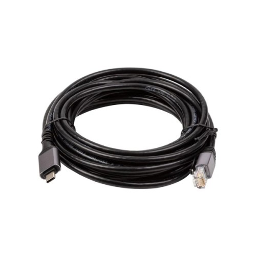 Дата кабель USB-C to RJ45 Ethernet 5.0m PowerPlant (CA914944)