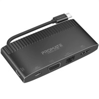 Концентратор Promate USB Hub 6 ports mediahub-c6.black (mediahub-c6.black)
