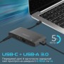 Концентратор Promate USB Hub 6 ports mediahub-c6.black (mediahub-c6.black)