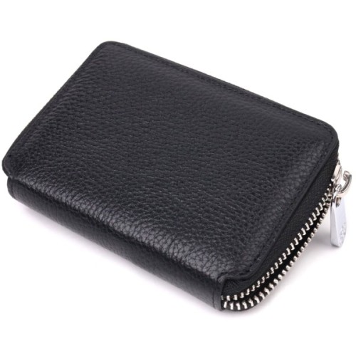 Гаманець Karya З натуральної шкіри Чорний (21343)