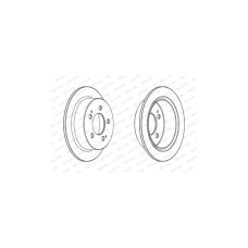 Гальмівний диск FERODO DDF1753C