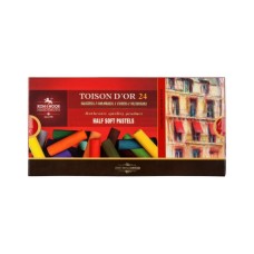 Пастель Koh-i-Noor Toison D'or суха м'яка 1/2 (половинки) 24 кольори (8544)