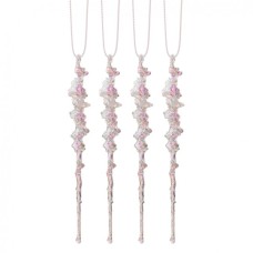 Ялинкова іграшка Novogod`ko Бурульки 15 cм 4 шт Пластик (974882)