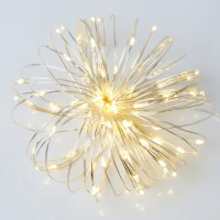 Гірлянда YES! Fun Нитка на мідному дроті 100 LED Тепло-біла 10 м Статична USB (975035)