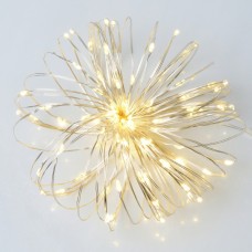 Гірлянда YES! Fun Нитка на мідному дроті 100 LED Тепло-біла 10 м Статична USB (975035)