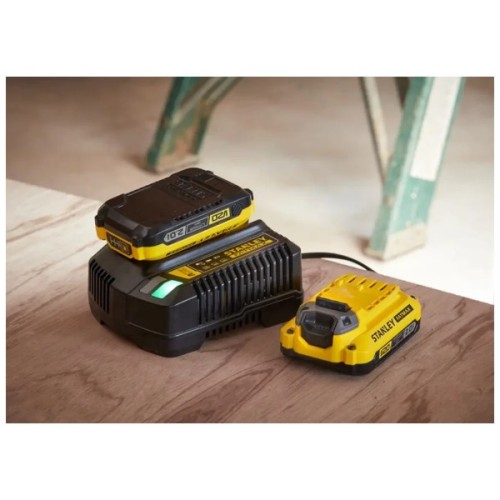 Гайковерт Stanley FatMax, 18V, 2x2Ah, 190Нм, 2900об/хв, 3800уд/хв (SFMCF820D2K)
