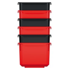 Ящик для інструментів Kistenberg набір ємностей 6 шт, 140*75*280, X Block, KXBS148 (KXBS148)