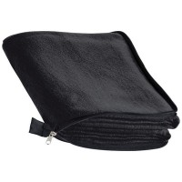 Плед Easy Gifts Radcliff 2 в 1 фліс 180 x 120 см Чорний (277503)