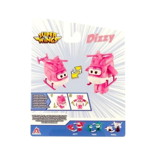 Фігурка Super Wings трансформер Transforming Діззі (Dizzy), 10 см (EU780622)