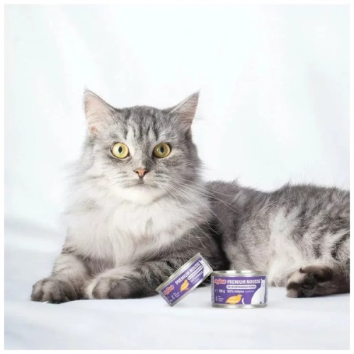 Паштет для котів Comfy Appetit Premium Mousse з перепілкою для стерилізованих 85 г (5905546345682)