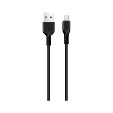 Дата кабель USB 2.0 AM to Micro 5P 3.0m 2A X20 black HOCO (6957531068945)