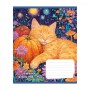 Зошит 1 вересня Sunny cat А5 12 аркушів коса лінія (768770)