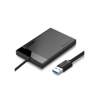 Кишеня зовнішня Ugreen USB 3.0 to SATA 3.0 2.5" HDD/SSD enclosure 6TB UASP black (30847)