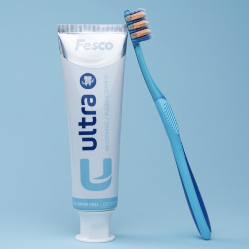 Зубна паста Fesco Ultra Whitening Відбілювання 100 мл (4820204701970)