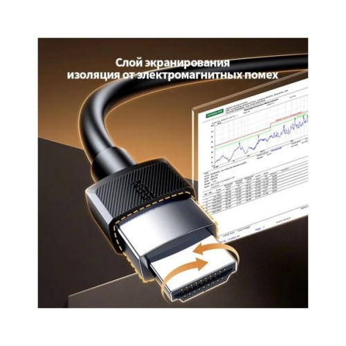 Кабель мультимедійний HDMI M to HDMI M 3.0m 8K60Hz 48Gbps black Ugreen (45433)