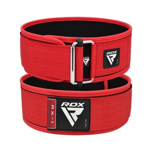 Атлетичний пояс RDX RX1 Weight Lifting Belt Red L (WBS-RX1R-L)
