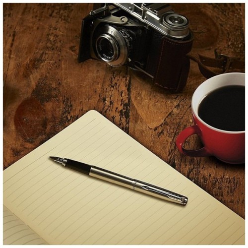 Ручка пір'яна Parker JOTTER 17 SS CT  FP M блістер (16 116)