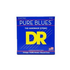 Струни для гітари DR Strings PURE BLUES Electric Guitar Strings - Light (09-42) (PHR-9)