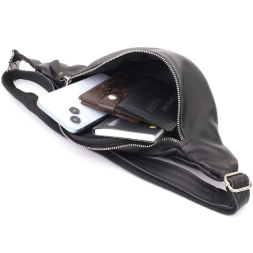 Сумка Shvigel Шкіряна Чорна (23143)