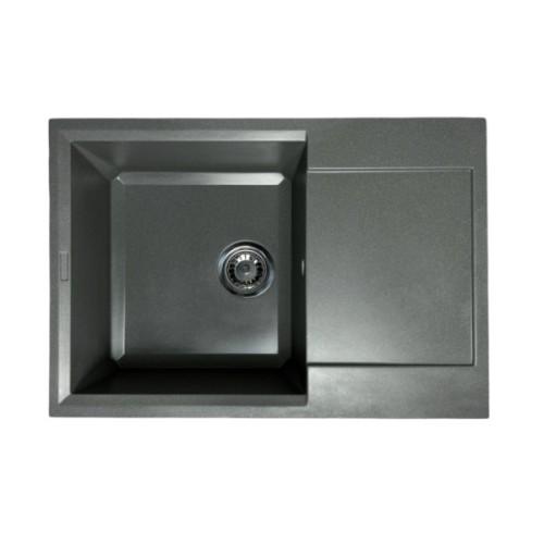 Мийка кухонна Adamant Horizon Medium сірий + змішувач (4824296104404)