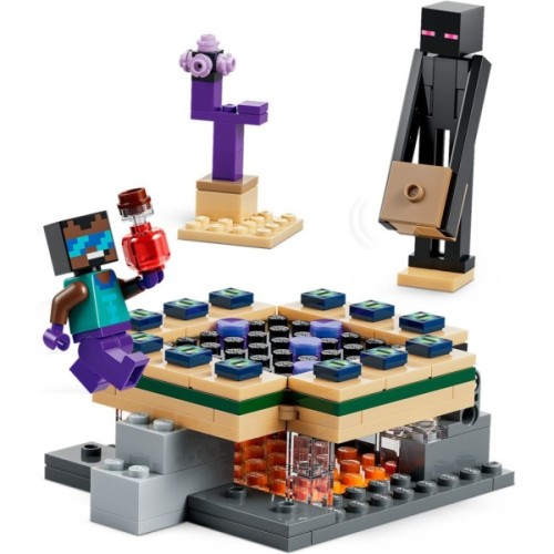 Конструктор LEGO Minecraft Подорож до Нижнього світу та Порталу до Краю (21584)