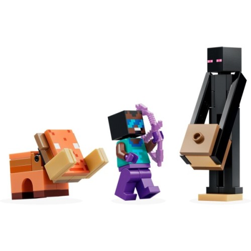 Конструктор LEGO Minecraft Подорож до Нижнього світу та Порталу до Краю (21584)