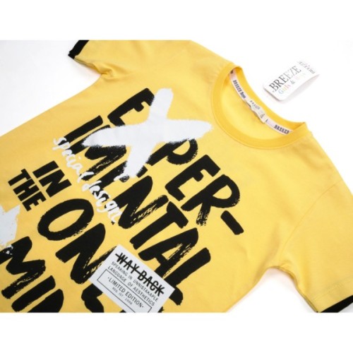 Футболка дитяча Breeze "TALENTED CLUB" (15661-128B-yellow)