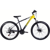 Велосипед Space 27.5" PHAETON DD FR рама-17" AL 2026 сіро-жовтий (OPS-SP-27.5-084)