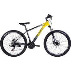 Велосипед Space 27.5" PHAETON DD FR рама-17" AL 2026 сіро-жовтий (OPS-SP-27.5-084)