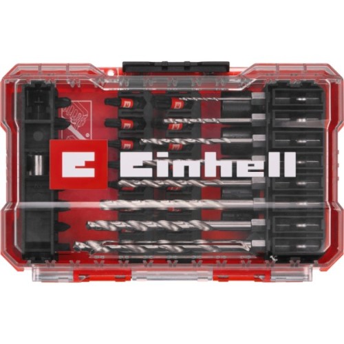 Набір свердл і біт Einhell M-Case, ударні, по металу, 39шт (108773)