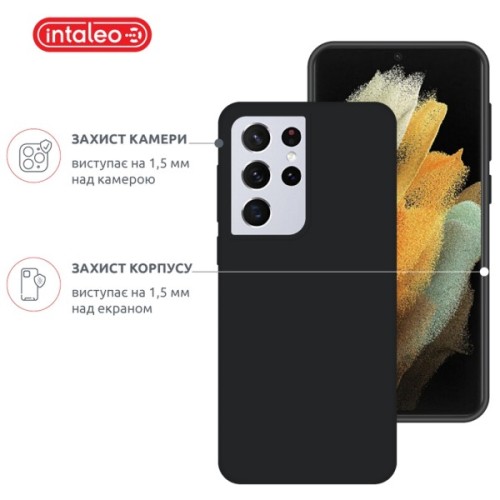 Чохол до мобільного телефона Intaleo SoftShell Samsung Galaxy S21 Ultra Black (1283126563607)